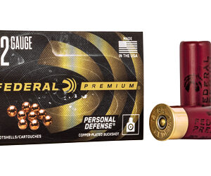 Federal Premium Personal Defense Shotshells 12 ga 2-3/4" 9 plts #00 1145 fps 5/ct