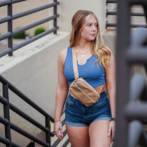 Jessie & James Waimea Conceal Carry Fanny Pack - Camel | SMC62127N CA