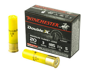 Winchester, 20 Gauge, 3", 1 1/4 oz., Supreme Double X Magnum Copper Plated Turkey Loads, 10 Rounds X203XCT5