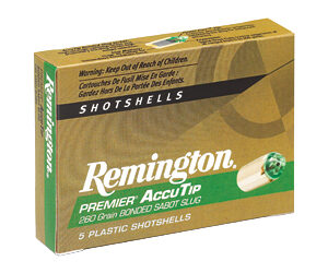 Remington Premier Accutip Ammo 20 Gauge 3" 260gr Sabot Slug - 20 Gauge 3" 260 Gr Sabot Slug 5/Box 20498