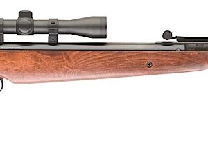 Umarex USA 2244001 Air Hawk Combo Spring Piston 177 Pellet 1rd Blued Rec/Barrel Dark Hardwood Stock Includes 4x32mm Scope