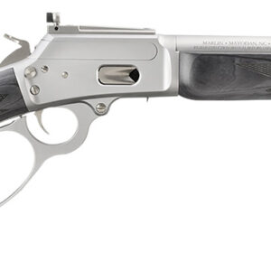 Marlin  1894 Trapper Full Size 44 Special/44 Rem Mag 8+1/9+1 16.10" Satin Threaded Barrel, Satin Stainless Steel Receiver, Fixed Black Laminate Stock