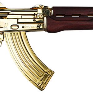 Zastava Arms Usa ZP92762SRGL ZPAP92  7.62x39mm 30+1 10" 24K Gold Plated/ Cold HammerForged/ Chrome Lined Barrel, Steel 24K Gold Plated Receiver, Serbian Red Wood Grips
