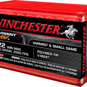 Winchester Ammo S22M2PT Varmint HV 22WMR 30gr Hornady V Max 50 Per Box
