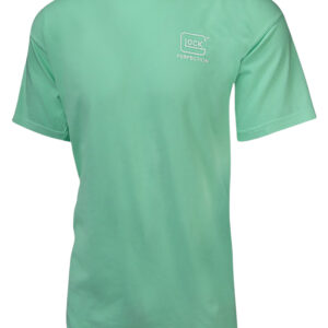 Glock AA75138 Crossover  Turquoise Cotton Short Sleeve Medium