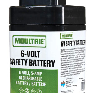 Moultrie MFHP12406 6V Rechargeable Safety Battery  Black Compatible w/Moultrie Feeders