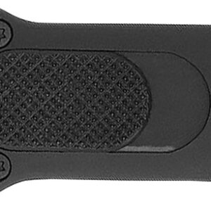 CobraTec Knives CALI952BLKDNS 952 *CA Compliant 1.75" OTF Drop Point Plain Stonewashed D2 Steel Blade, 3" Black Anodized Aluminum Handle