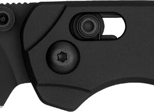 Kershaw 6105BLK Bel Air  3" Folding Reverse Tanto Plain Blackwash CPM MagnaCut Steel Blade, Black Aluminum Handle