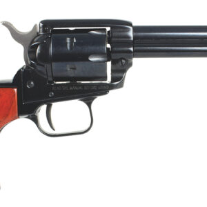 Heritage Mfg RR22B4 Rough Rider  22 LR 6 Shot, 4.75" Black Steel Barrel, Black Zinc Alloy Frame, Black Cylinder Cocobolo Grip, Hammer/Thumb Safety, Exposed Hammer