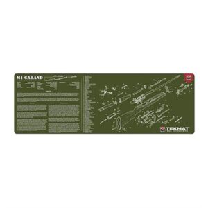 TEKMAT LONG GUN CLEANING MAT FOR M1 GARAND OD GREEN
