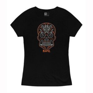 WOMEN'S SUGAR SKULL BLEND T-SHIRT  BLK 2XL