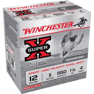 XPERT WATERFOWL 12 GAUGE 3'' 1-1/8 OZ #4 SHOT 25/BOX