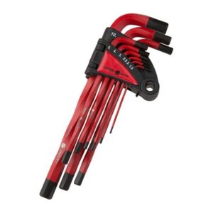9PC METRIC TWISTED HEX KEY ALLEN SET