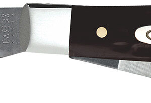 Case 00081 Stockman  Small 2"/1.5"/1.49" Folding Clip/Sheepfoot/Pen Plain As-Ground Stainless Steel Blade/ Brown Jigged Synthetic Handle