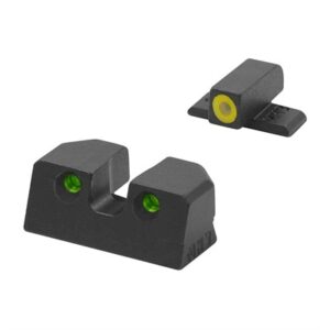 HVS SET SIG P226, YELLOW OUTLINE FRONT