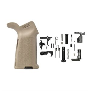 EPC LOWER PARTS KIT W/MOE GRIP FOR AR-15 FDE