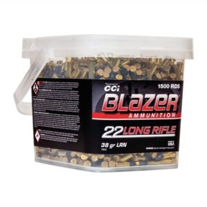 22 LONG RIFLE 38GR HOLLOW POINT 1,500/BUCKET