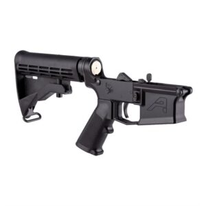 M4E1 COMP LOWER RECEIVER W/ A2 GRIP & M4 STOCK FOR AR-15 BLK