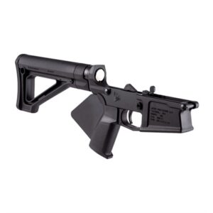 M5 FEATURELESS COMP LOWER W/FIXED CARB STOCK FOR AR .308 BLK