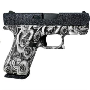 GLOCK 43X 9MM 3.41''BBL (2)10RD W/RAIL GLITTER GOTH ROSE