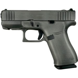 GLOCK 43X MOS 9MM 3.41''BBL (2)10RD DISTRESSED GUN METAL GRAY