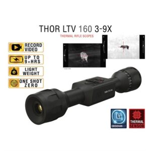 3-9X THOR-LTV 160X120 12-MICRON THERMAL RIFLE SCOPE