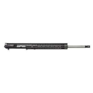 M5E1 6.5 CM ASSEMBLED UPPER FLUTED 22'' RIFLE THREADED BLACK