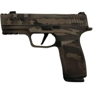 P365 XMACRO COMP 9MM 3.1''BBL (2)17RD DISTRESS STARS & STRIPE