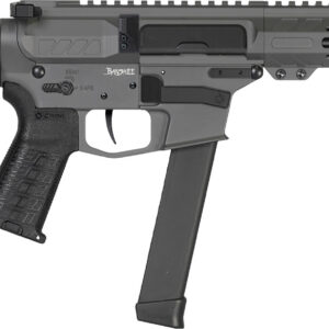 CMMG 99A3B0FTNG Banshee MKGS 9mm Luger 33+1 8" Black Nitride Medium Taper Threaded Barrel, EML 7" M-LOK Handguards, Tungsten Cerakote Aluminum Picatinny Rail Receiver, CMMG Zeroed Grips