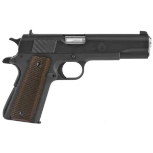 Springfield 1911 Mil-Spec Defender 45ACP 5" 7RD Black Parkerized/Wood Grips PBD9108L