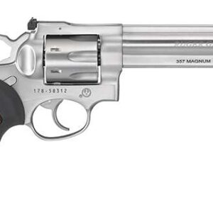 Ruger GP100 357 Mag/38 Special 6" 7-Shot Stainless/Rubber Wood Insert Grips 1773