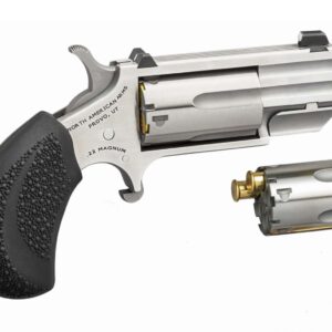 North American Arms Mini Revolver Pug Combo 22LR/22 Mag XS Sights 1" 5-Shot Stainless PUG-DC