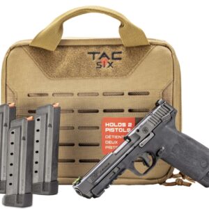 Smith & Wesson M&P Range Kit 22 Mag 4.35" Optic Ready Tac-Six Case 4 Mags 30RD 14347