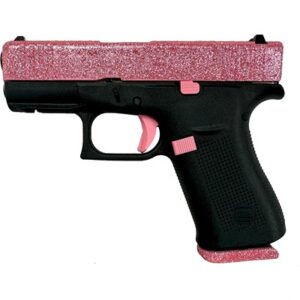Glock 43X MOS 9MM 10RD Pink Glitter/Black HS16