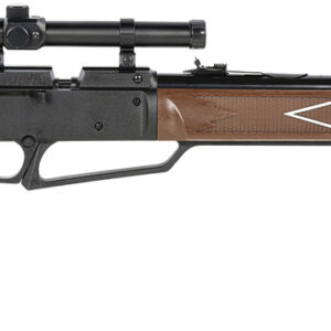 Daisy 992880603 Powerline 880 Pump Pneumatic 177 1 Pellet/50 BB Shot Molded w/Checkering & Woodgrain Black Receiver Powerline Fixed Monte Carlo Stock