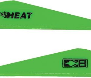 BOHNING HEAT VANE 2.5" - SOLID NEON GREEN 36PK