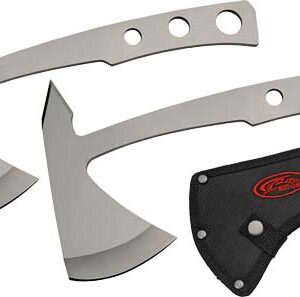 SZCO RITE EDGE 2PC THROWING AX - SET 4" BLADE W/NYLON SHEATH