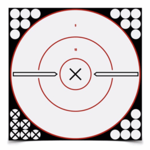 Birchwood Casey SNC 12" White/Black X-Bull's Eye 5 Pack