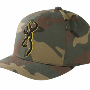 Browning Cap Woodland Combo- Gold Logo