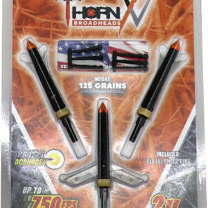 THORN BROADHEADS XV CROSSBOW - 125GR 2-BLADE 2" CUT 3PK