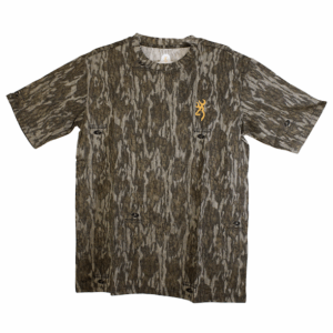 Browning Wasatch Short Sleeve Tee Shirt- Mossy Oak Bottomland - Small