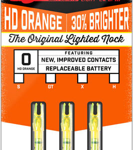 LUMENOK LIGHTED NOCK - SIGNATURE SERIES HD ORANGE 3PK