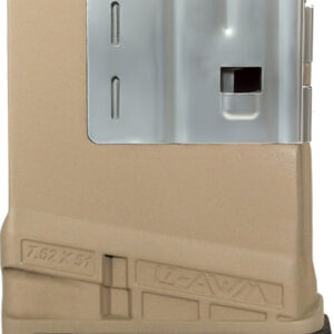 LANCER MAGAZINE L7AWM SR-25 - 7.62X51 5RD OPAQUE FDE
