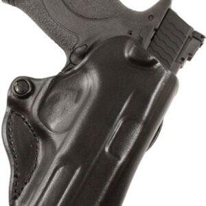 DESANTIS MINI SCABBARD HOLSTER - RH OWB LEATHER RUGER LC9 BLK