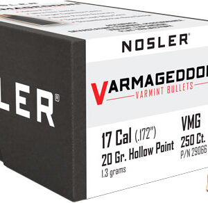 NOSLER BULLETS 17 CAL .172 - 20GR VARMAGEDDON FBHP 250CT