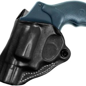 DESANTIS MINI SCABBARD HOLSTER - LH OWB LEATHER J-FRM 2-2.25 BL