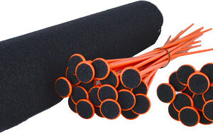 GSS LARGE RIFLE ROD KIT 40 ORG - RIFLE RODS .22 CAL SHELF LINER