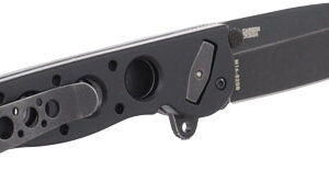 CRKT M16-02DB 3.1" PLAIN EDGE - TANTO BLACK BLD W/DEADBOLT AS
