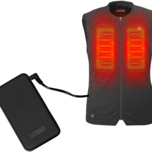 MOBILE WARMING UNISEX PEAK - VEST BLACK MEDIUM