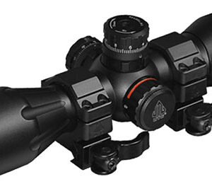 UTG CROSSBOW SCOPE 4X32 1" PRO - 5-STEP RGB RETICLE QD RINGS